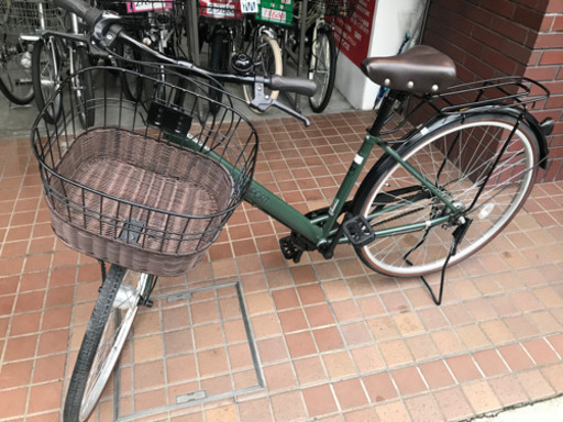 27インチ　内装３段変速　ledオートライト付き　カーキ色