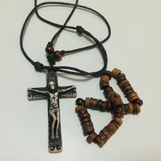 ファッション〜ゴシックアクセサリー〜Cross necklace クロス〜ネックレス〜ブレスレット〜ゴシックネックレス〜アクセサリーの画像