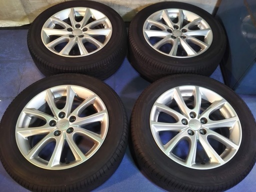 夏16インチ インプレッサ純正【美品 4本】スバル純正 インプレッサ　レガシィ PCD100【富山市/手渡しもOK】ヨコハマ 205/55R16 dB デシベル E70