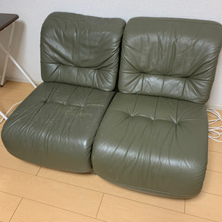 一人掛けソファ2脚セット【無料】の画像