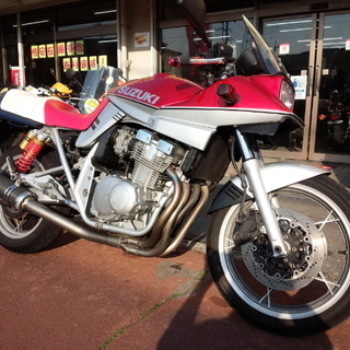 NO.3256　ＧＳＸ４００Ｓカタナ　ヨシムラカーボン集合マフラ...