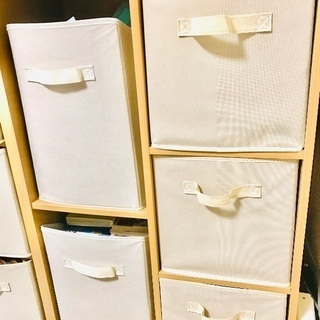 大容量★収納棚＋収納ボックスの画像