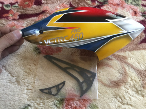 VCTRC 450 Pro 純正キャノピー、カーボン製スタビライザーもお付けします。