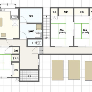 6部屋🏠車4台可能🚗ペット可🐶家具付！DIY可能！ - 賃貸（マンション/一戸建て）