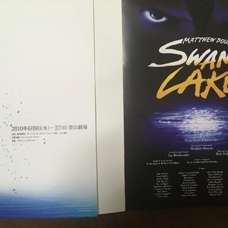 マシュー•ボーン　「白鳥の湖」パンフレットの画像