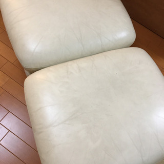 大塚家具　オットマン　2個セット　の画像