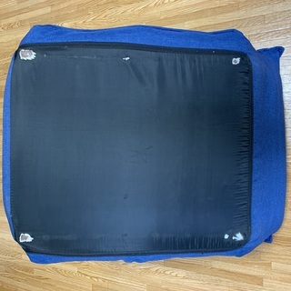 低反発 座椅子/14段ギア リクライニングチェアー/耐久性のあるダリアン生地採用 コンパクトに出来ますの画像