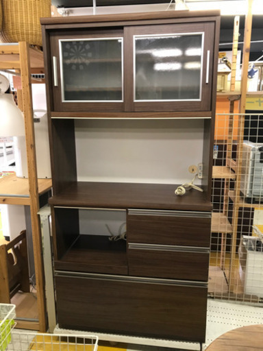 【リサイクルストアスターズ鹿大店】レンジボード　レンジ台　食器棚収納　食器棚　キッチン　キッチン収納