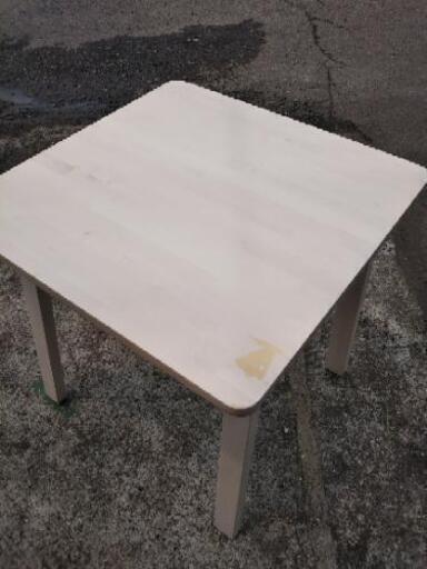 お値下げ［イケアNORRAKERバーチ無垢材］ダイニングテーブル②：リサイクルショップヘルプ