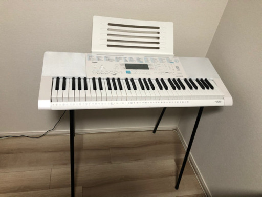 【本日締切】光ナビゲーションキーボード　CASIO　LK-223　専用スタンド付き