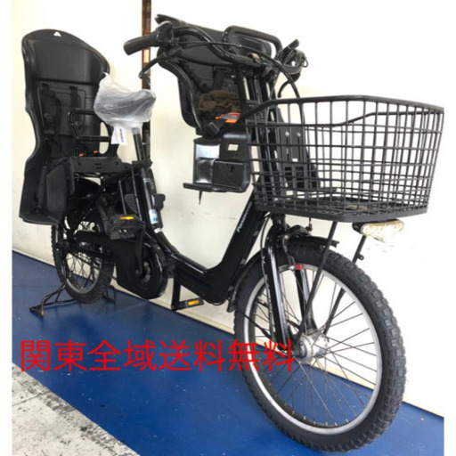 パナソニック　ギュットアニーズ　20インチ 3人乗り　8.9ah 黒　電動自転車　電動アシスト