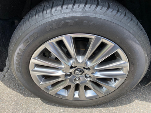 お譲り先決まりました。18インチ　ハリアーzsu60w  純正タイヤ、ホイール