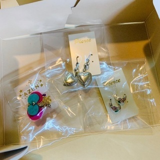 ピアス•*¨*•.¸¸☆*･ﾟ3点setの画像