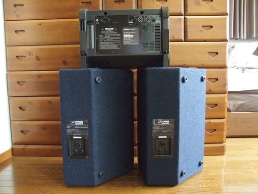 値下げしました! YAMAHA EMX212S高性能パワードミキサー＋NEUモニタースピーカーのセット　美品