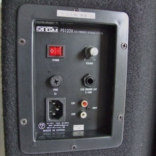 値下げしました! NEU(ヌー) パワードスピーカー　PS-120X 　付属品付き　の画像