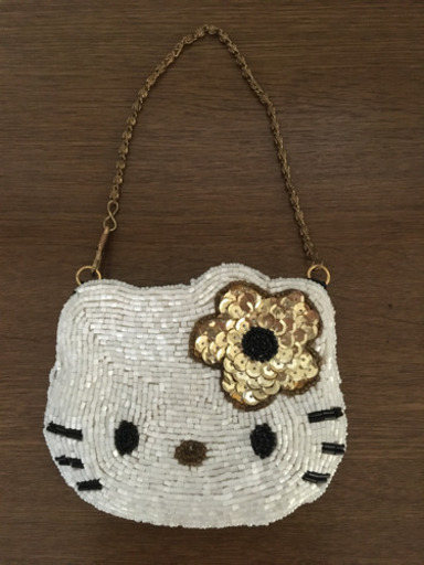 ♡KITTYちゃんビーズ小銭入れ♡未使用