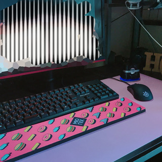 PCマット ピンク×パープル 未使用