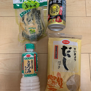 きゅうりなら漬け　片栗粉　だしパック　レモンサワー