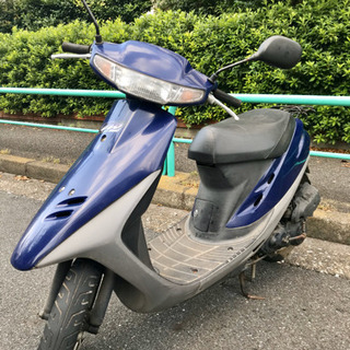 【良好】 原付 AF27 ホンダ スーパーディオ 紺色 2st 