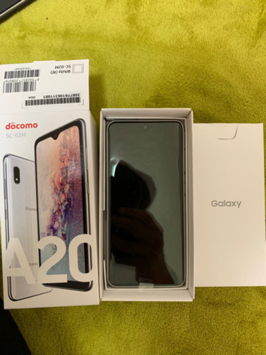 【新品】docomo GALAXY A20 ホワイト