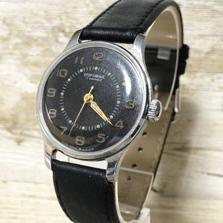 【美品】カエナホ caenaho b cccp  1950'sミリタリー腕時計の画像