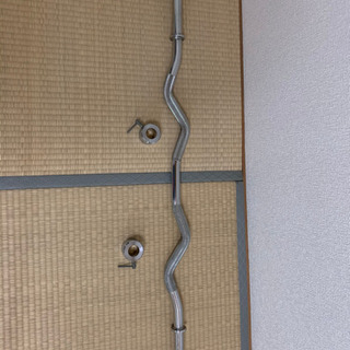 バーベルセット　筋トレの画像