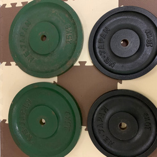 バーベルセット　筋トレの画像