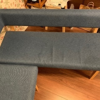 中古　コーナータイプダイニングソファの画像