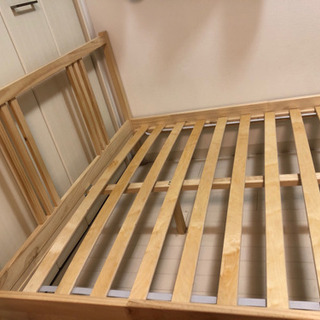 木製セミダブル ベッドフレーム🛏