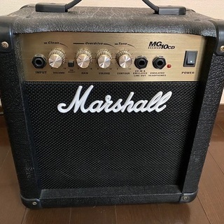 美品 マーシャル 小型アンプ MG10CD、モッキンバード （黒...