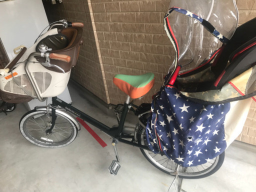 子ども椅子付き自転車