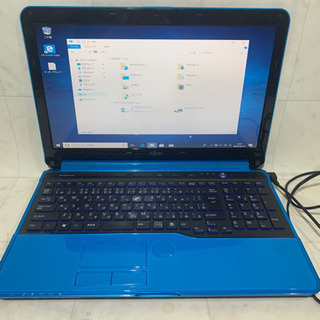 FUJITSU AH56/G  i7-2670QM メモリ8GB HDD750GB ブルー色　ブルーレイドライブ　