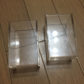 無印良品 クリアケース 2個セットの画像