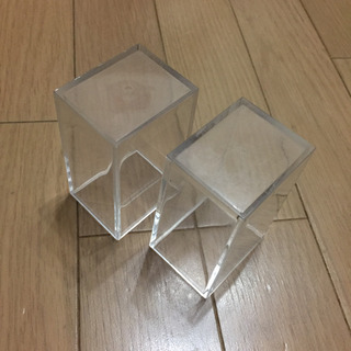 無印良品 クリアケース 2個セットの画像