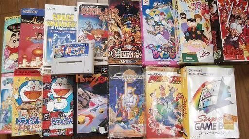 【値下げ】スーパーファミコン本体、ソフト３０本、スーパースコープ本体ソフト