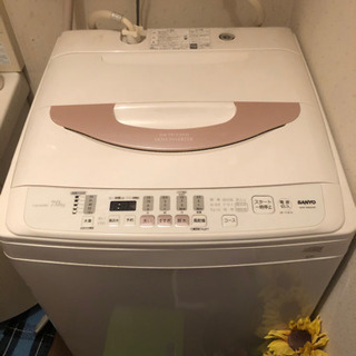 値下げ^_^全自動7k洗濯機ステンレス　キレイ！早い者勝ちの画像