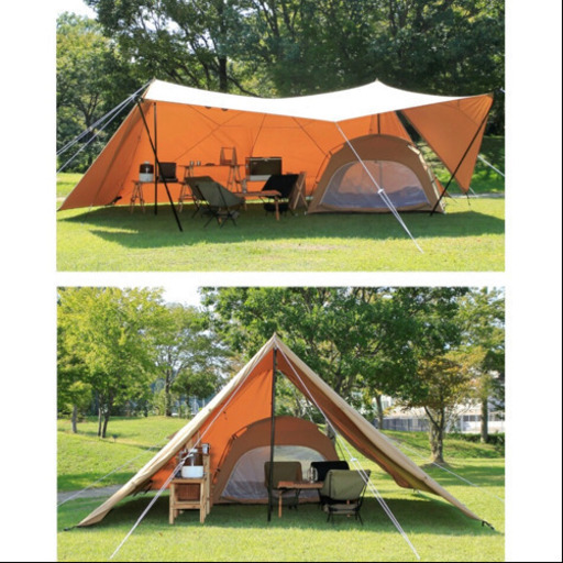 新品②　ポリコットン　カンガルーテント　インナーテント　キャンプ　　TC 焚き火　ドーム型　サーカスTC タープ　テント　スノーピーク　コールマン