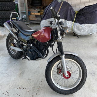 TW200E   DG07J   前輪デスクの画像