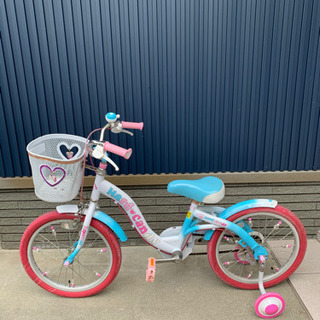 子ども　自転車　18インチ　傷あり