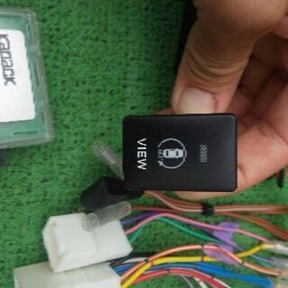 LA600S タント ダイハツ　パノラミックビュー変換アダプター 360°VIEW ハーネス ステ 枠 付き 中古の画像