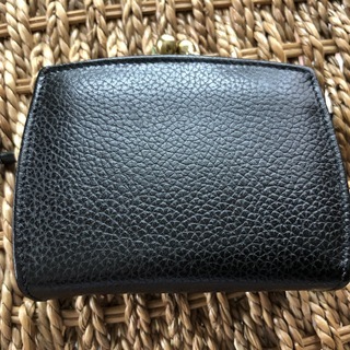 美品　オールドコーチ　イタリー　ブラック　がま口　小銭入れ