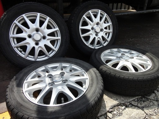 スター柄 アルミホイール4本 軽自動車