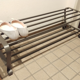 IKEA☆PORTIS ポルティス シューズラック, ブラック,...