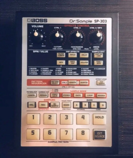 DJギア Boss dr. sample sp303