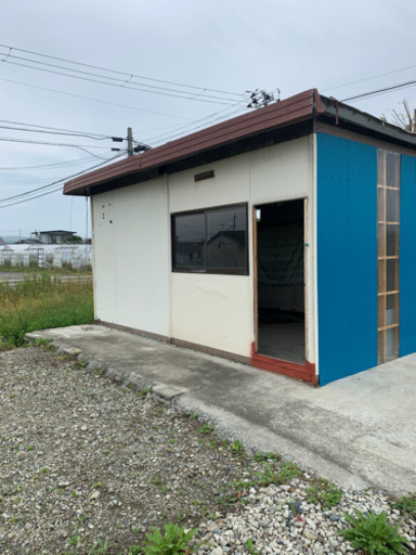 プレハブ解体して持っていってください