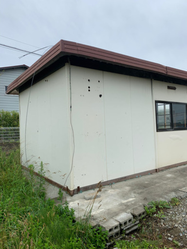 プレハブ解体して持っていってください