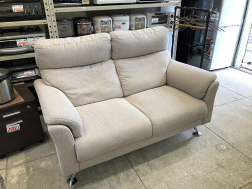 東京インテリア 2人掛け ソファ 布張りソファ