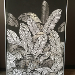 差し上げます Francfrancアートボード 絵画 の画像