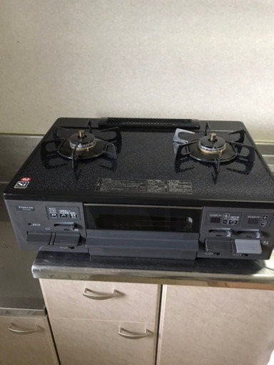 プロパン用　2口ガスコンロ