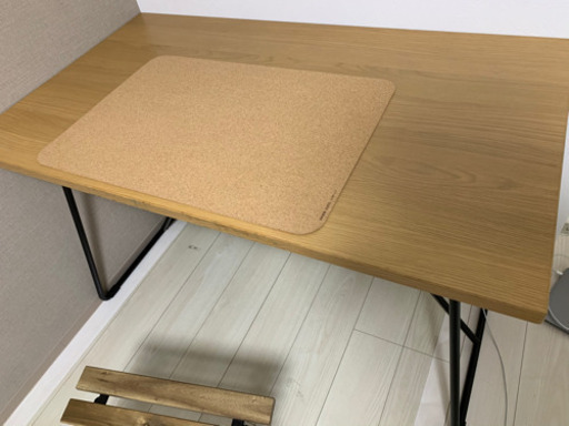 引き取り相手決まりました。　無印良品　折りたたみテーブル　ダイニングテーブル　デスク